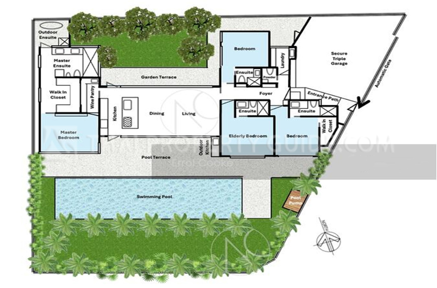 House with Private Pool in Chaengwattana 