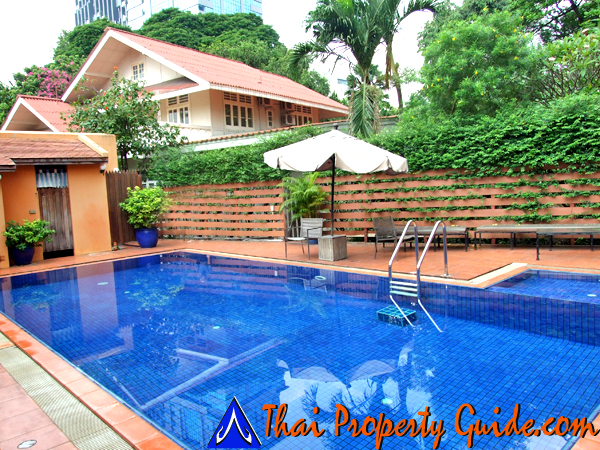 House with Shared Pool in Sathorn 