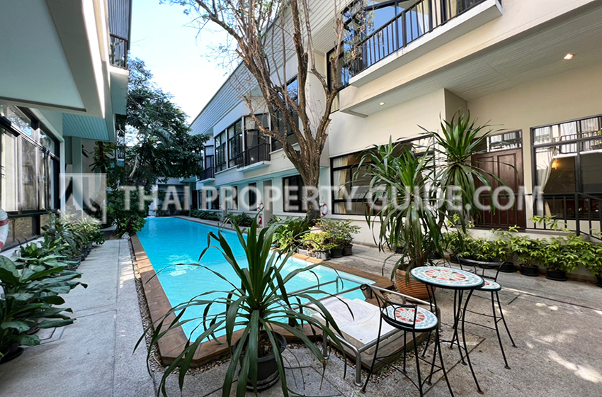 House with Shared Pool in Sukhumvit 