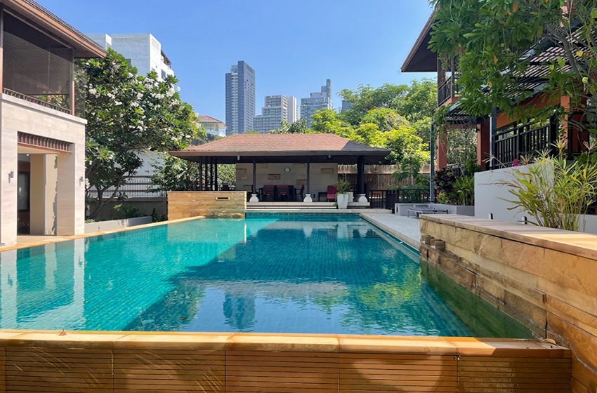 House with Shared Pool in Sukhumvit 